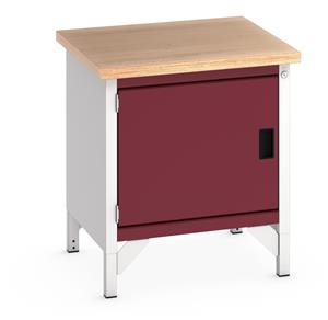 41002004.** Bott Cubio Storage Workbench 750mm wide x 750mm Deep x 840mm high supplied with a Multiplex (layered beech ply) worktop and 1 x integral storage...